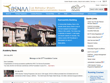 Tablet Screenshot of lbsnaa.gov.in